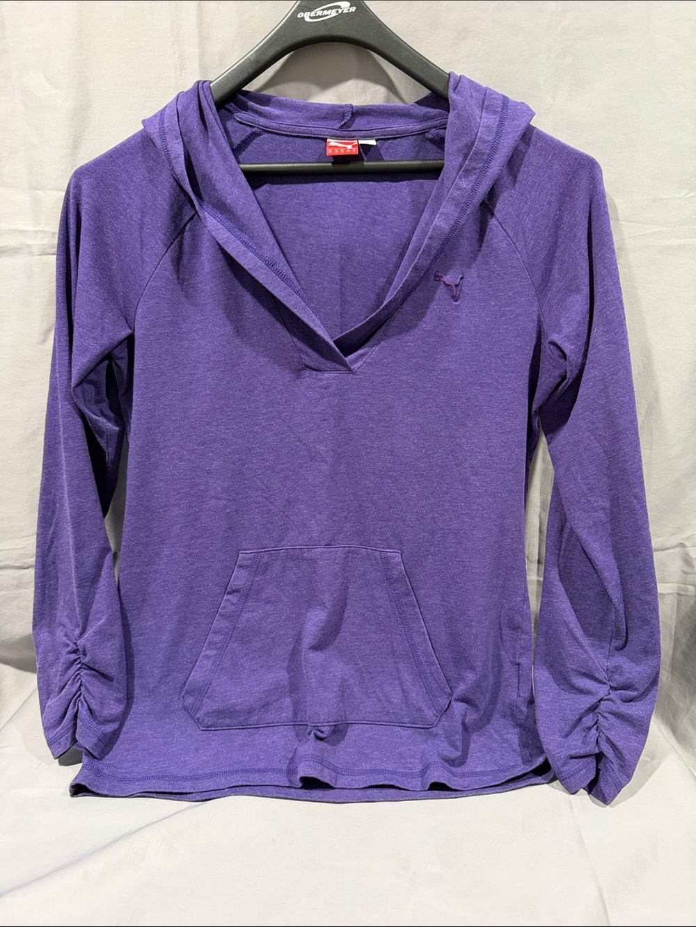 Puma Purple Hooded Pullover Sweatshirt